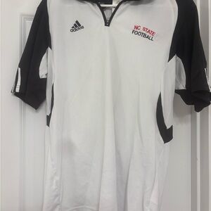 Adidas Black and White Polo Shirt